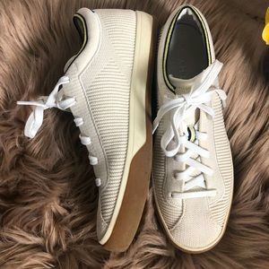 Rothy’s lace up sneaker, off white, EUC